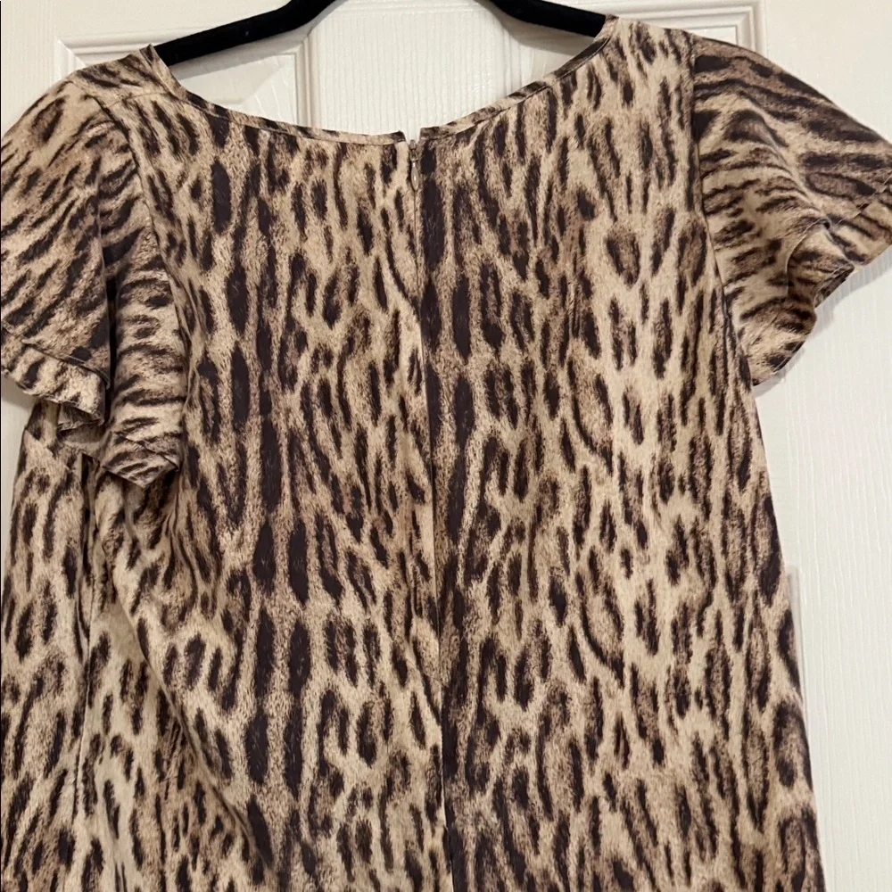 Michael Kors Leopard Print silk Blouse